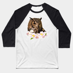 Royal Owl Baseball T-Shirt